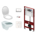 Cenově zvýhodněný závěsný WC set TECE do lehkých stěn / předstěnová montáž+ WC S-Line S-line Pro