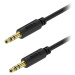 AlzaPower Core Audio 3.5mm Jack (M) to 3.5mm Jack (M) 3m černý