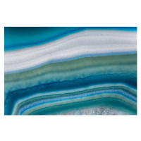 Umělecká fotografie Wallpaper - Texture - Blue Agate, MarcosMartinezSanchez, (40 x 26.7 cm)