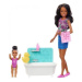 Barbie CHŮVA HERNÍ SET varianta 5.s vanou - černoška
