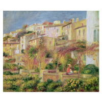 Obrazová reprodukce Terrace in Cagnes, 1905, Pierre Auguste Renoir, 40 × 33.9 cm