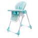NEW BABY - Jídelní židlička Minty Fox - ekokůže a vložka pro miminka