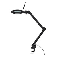 Goobay Stolní lampa s lupou, 127 mm, 3 dioprie, stmívatelné LED osvětlení 10 W, černá