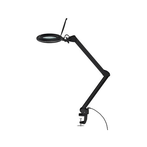 Goobay Stolní lampa s lupou, 127 mm, 3 dioprie, stmívatelné LED osvětlení 10 W, černá