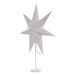 EMOS Svícen na žárovku STARLIGHT s papírovou hvězdou bílý