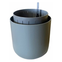Plastia Samozavlažovací květináč Tolita Air šedá, pr. 16 cm