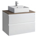 ALTAIR sestava koupelnového nábytku, š. 78,1 cm, bílá/dub emporio AI280-01