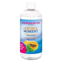 DERMACOL Aroma Moment náhradní náplň tekutého mýdla Papája a máta 500 ml