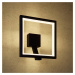 Lucande Venkovní nástěnná LED lampa Sqaure, grafitová šedá