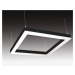 SEC Stropní nebo závěsné LED svítidlo WEGA-FRAME2-CB-DIM-DALI, 72 W, bílá, 1165 x 1165 x 65 mm, 