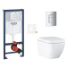 Závěsný wc set do lehkých stěn / předstěnová montáž Grohe Euro Ceramic SIKOGRSEUSCP00