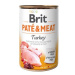 Brit Care Brit Dog Paté & Meat Turkey konzerva 400g