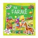 Puzzle knížka Na farmě 17x17cm CZ verze