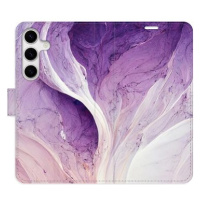 iSaprio flip pouzdro Purple Paint pro Samsung Galaxy S24