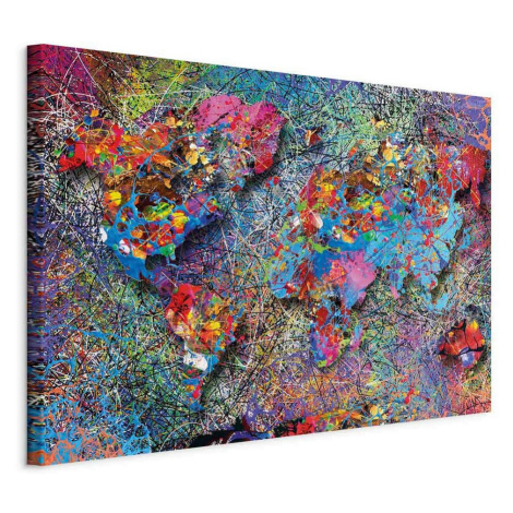 artgeist MALBA NA PLÁTNĚ, abstraktní cm