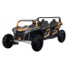 HračkyZaDobréKačky Elektrická bugina ATV RACING UTV2000, 4x150W zlatá