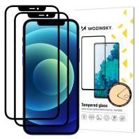 2 x KUSY Wozinsky Celoplošně lepené tvrzené sklo 9H na iPhone 12 / 12 Pro 6.1