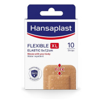 Hansaplast Flexible Xl elastická náplast 5x7.2 cm 10 ks
