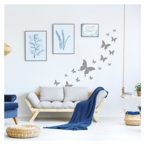 Samolepka na zdi - Motýly ve vlastní barvě INSPIO