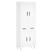 vidaXL Skříň highboard bílá 69,5 x 34 x 180 cm kompozitní dřevo