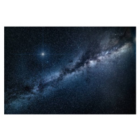 Umělecká fotografie Amazing spike glowing lucky star and, Nikolay Pandev, (40 x 26.7 cm)