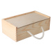 Dřevěná krabička na 3 medy