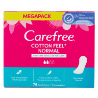 Carefree Cotton Feel Normal slipové vložky neparfemované 76 ks