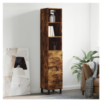 vidaXL Skříň highboard kouřový dub 34,5 x 34 x 180 cm kompozitní dřevo