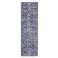 Nouristan - Hanse Home koberce Běhoun Cairo 105584 Alexandria Blue – na ven i na doma - 80x200 c