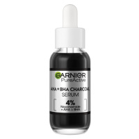 Garnier Pure Active AHA + BHA Charcoal sérum proti nedokonalostem 30 ml