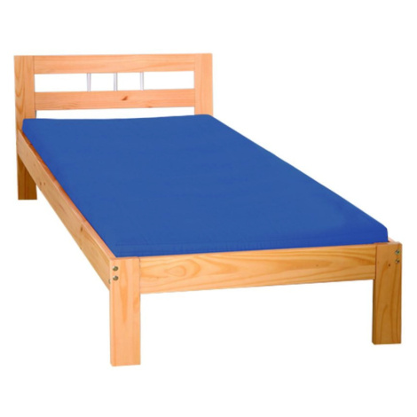 Jednolůžková postel JANA — masiv, borovice, 90x200 cm