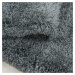 Ayyildiz koberce Kusový koberec Fluffy Shaggy 3500 light grey kruh - 80x80 (průměr) kruh cm