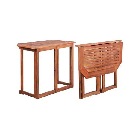 Bistro stolek 90 x 50 x 75 cm masivní akáciové dřevo SHUMEE