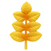 LANCO Zlatý list jeřabina 13cm baby kousátko přírodní kaučuk pro miminko