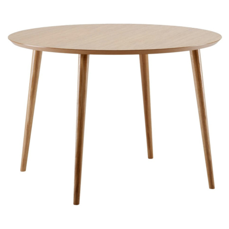 Jídelní stůl v dubovém dekoru Woodman Cloyd, ø 100 cm