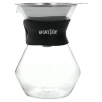 Překapávač na kávu z borosilikátového skla s filtrem z nerezové oceli 0.4 l La Cafetiere - Kitch