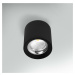CENTURY Stropní svítidlo LED RONDO černé pr.130x155mm 25W 230V 3000K 45d IP20