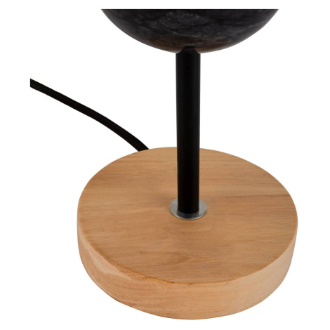 Pauleen Pauleen Marble Dream stolní lampa s dřevěnou nohou