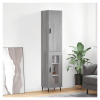 vidaXL Skříň highboard šedá sonoma 34,5 x 34 x 180 cm kompozitní dřevo