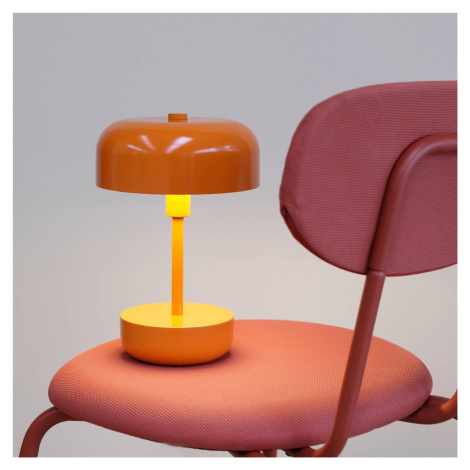 Dyberg Larsen Dyberg Larsen Haipot LED stolní lampa na baterie oranžová