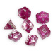 Sada kostek Gate Keeper Games Neutron Dice - Wine 7-Dice Set