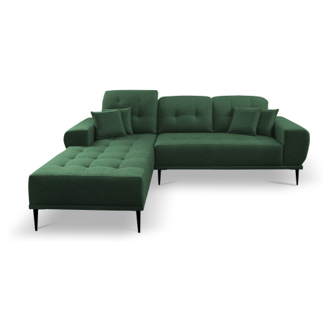 GAB Rohová sedačka RAPIDO, 256 cm Roh sedačky: Pravý roh, Barva látky: Zelená (Samoa 6) GAB nábytek