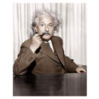 Umělecká fotografie Albert Einstein at Princeton, 1933, Unknown photographer,, (30 x 40 cm)