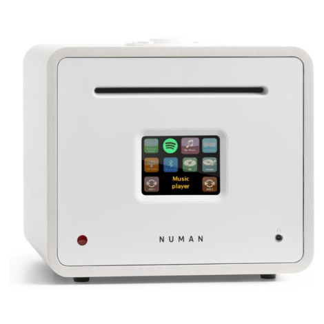 Numan Unison Retrospective Edition – all in one receiver se zesilovačem, přijímač, bílý