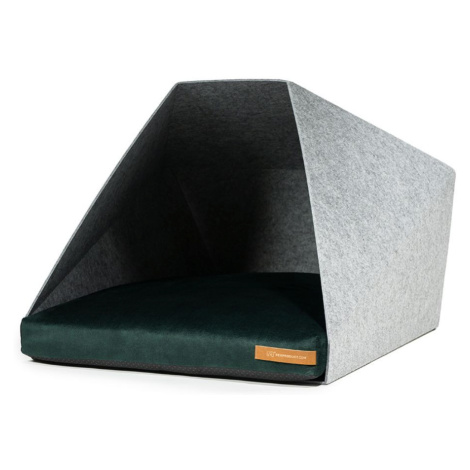 Rexproduct Skládací pelíšek PETPOCKET s měkkou matrací SVĚTLE ŠEDÝ Zvolte barvu: Tmavě zelená