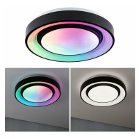 PAULMANN LED stropní svítidlo Rainbow efekt duhy RGBW 230V 22W černá/bílá