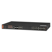 Switch PoE 16portový BCS-SP16G04G-4SFP-M