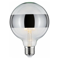 PAULMANN LED Globe 6,5 W E27 kruhové zrcadlo stříbrná teplá bílá stmívatelné 286.81