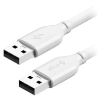 AlzaPower Core USB-A (M) to USB-A (M) 2.0, 3m bílý