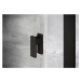 Ravak Nexty NSKK3-100 černá+Transparent, čtvrtkruhový sprchový kout 100 x 100 cm, pivotový pant,